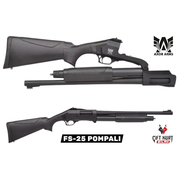 AXOR ARMS FS-25 KATLANABİLİR POMPALI AV TÜFEĞİ